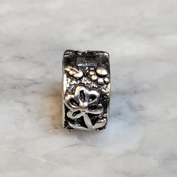 Pugster Pandora Sterling Silver Bracelet with 5 Charms - Picture 4 of 8